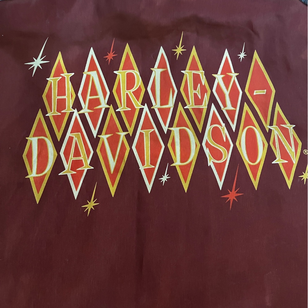Harley Davidson Men's Orange and Brown Shirt Size Large - Picture 6 of 6